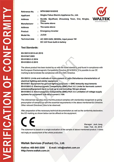 Certificación CE