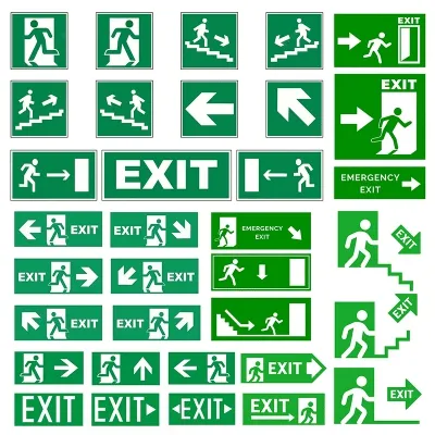 Muestras de iluminación de emergencia personalizadas