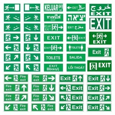 Muestras de iluminación de emergencia personalizadas